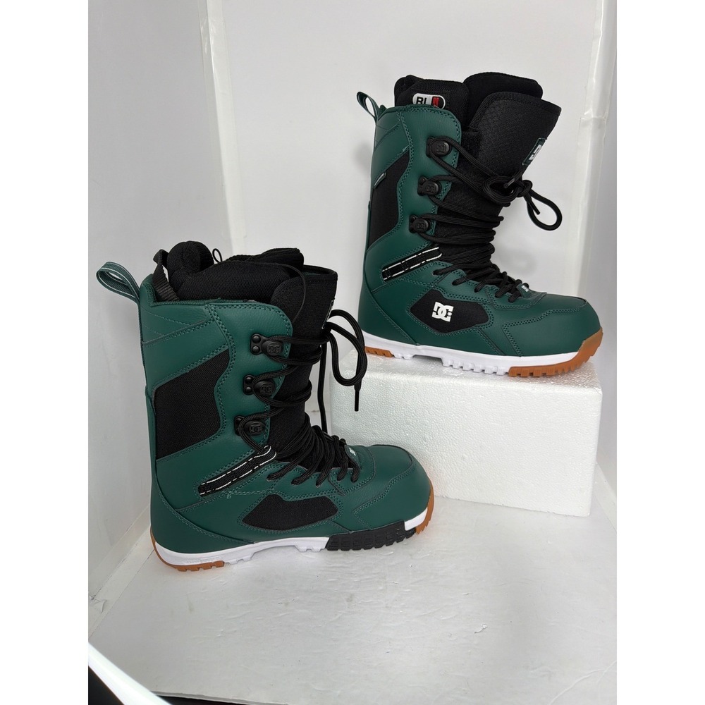 DC Shoes Phase Snowboard‎ Boots Mens 7 Green Black Lace Up Bloom ADYO200051